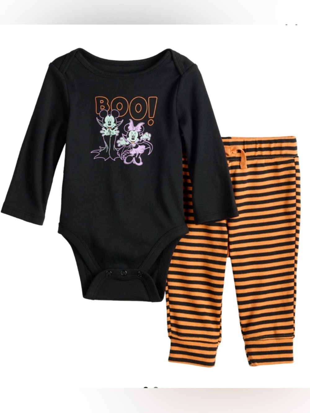 Disney's Mickey Mouse Baby 2-pc. Halloween Bodysuit & Pant Set by Jumping Beans®